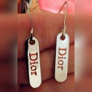 Dior Dangle Earrings Excellent Pre-loved Condition